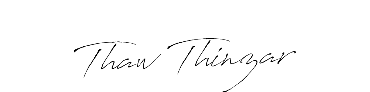 Similarly Antro_Vectra is the best handwritten signature design. Signature creator online .You can use it as an online autograph creator for name Thaw Thinzar. Thaw Thinzar signature style 6 images and pictures png