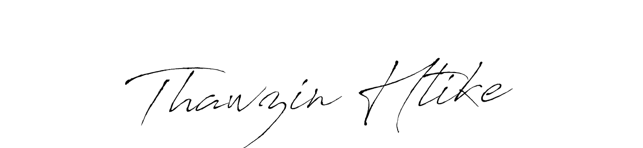 Design your own signature with our free online signature maker. With this signature software, you can create a handwritten (Antro_Vectra) signature for name Thawzin Htike. Thawzin Htike signature style 6 images and pictures png