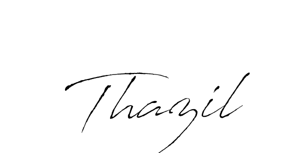 Create a beautiful signature design for name Thazil. With this signature (Antro_Vectra) fonts, you can make a handwritten signature for free. Thazil signature style 6 images and pictures png