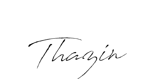 You should practise on your own different ways (Antro_Vectra) to write your name (Thazin) in signature. don't let someone else do it for you. Thazin signature style 6 images and pictures png