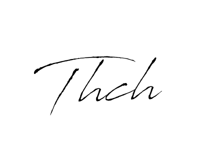 Thch stylish signature style. Best Handwritten Sign (Antro_Vectra) for my name. Handwritten Signature Collection Ideas for my name Thch. Thch signature style 6 images and pictures png