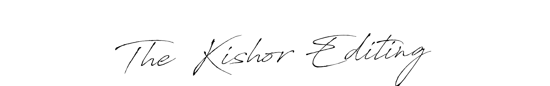 How to Draw The  Kishor Editing signature style? Antro_Vectra is a latest design signature styles for name The  Kishor Editing. The  Kishor Editing signature style 6 images and pictures png