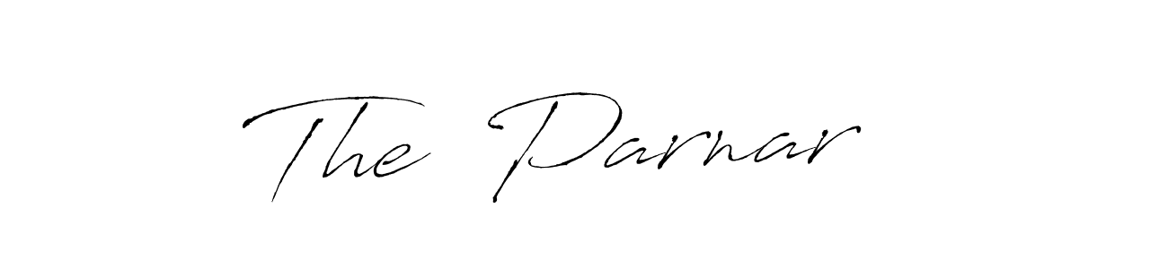 Make a beautiful signature design for name The  Parnar  . With this signature (Antro_Vectra) style, you can create a handwritten signature for free. The  Parnar   signature style 6 images and pictures png