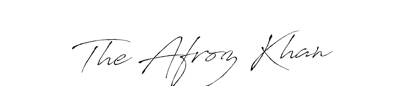 Use a signature maker to create a handwritten signature online. With this signature software, you can design (Antro_Vectra) your own signature for name The Afroz Khan. The Afroz Khan signature style 6 images and pictures png