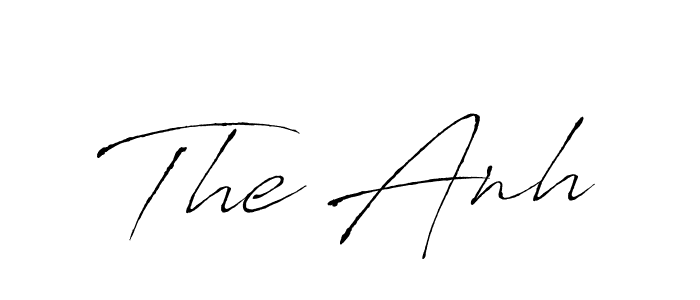 This is the best signature style for the The Anh name. Also you like these signature font (Antro_Vectra). Mix name signature. The Anh signature style 6 images and pictures png
