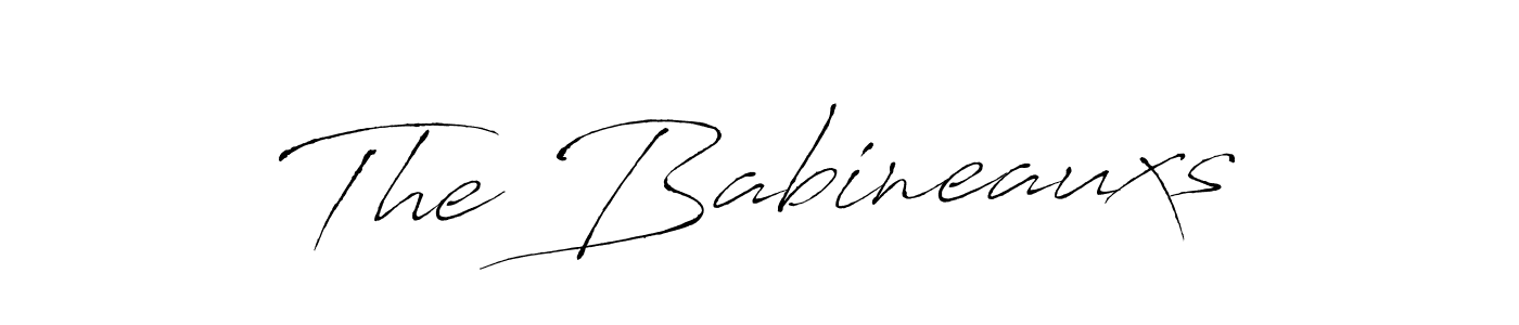 Also You can easily find your signature by using the search form. We will create The Babineauxs name handwritten signature images for you free of cost using Antro_Vectra sign style. The Babineauxs signature style 6 images and pictures png