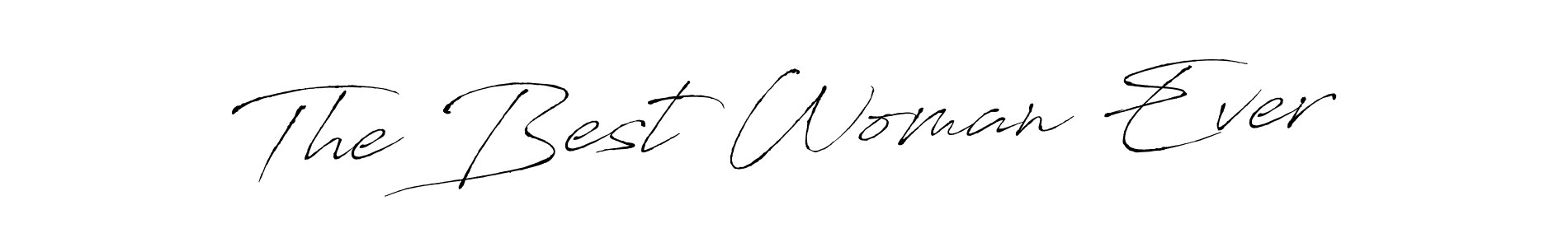 Similarly Antro_Vectra is the best handwritten signature design. Signature creator online .You can use it as an online autograph creator for name The Best Woman Ever. The Best Woman Ever signature style 6 images and pictures png