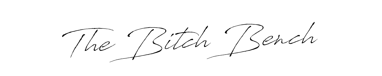 How to make The Bitch Bench signature? Antro_Vectra is a professional autograph style. Create handwritten signature for The Bitch Bench name. The Bitch Bench signature style 6 images and pictures png