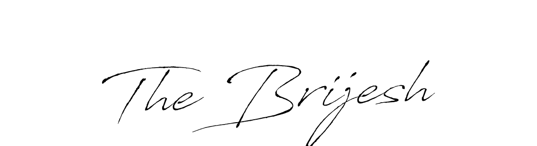 Design your own signature with our free online signature maker. With this signature software, you can create a handwritten (Antro_Vectra) signature for name The Brijesh. The Brijesh signature style 6 images and pictures png