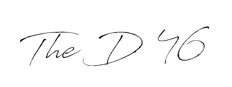 Make a beautiful signature design for name The D 46. Use this online signature maker to create a handwritten signature for free. The D 46 signature style 6 images and pictures png