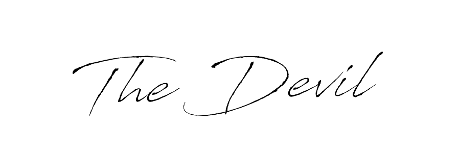 Also we have The Devil name is the best signature style. Create professional handwritten signature collection using Antro_Vectra autograph style. The Devil signature style 6 images and pictures png