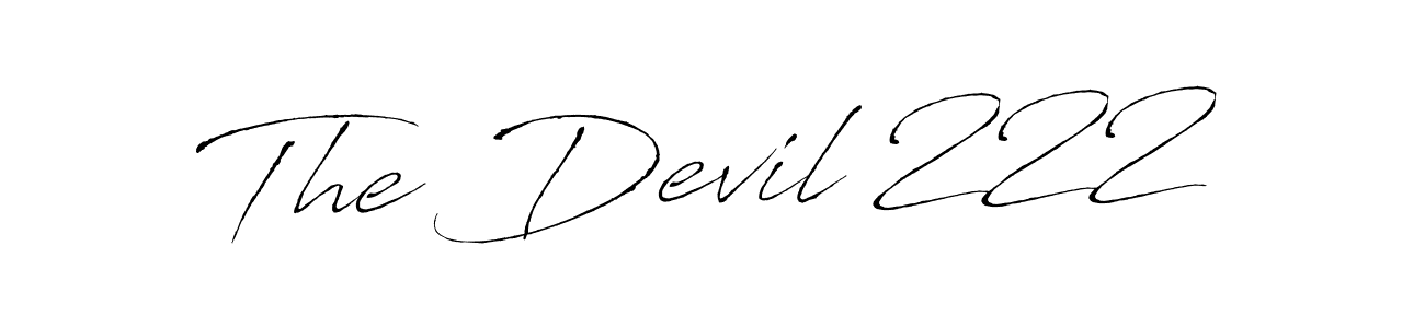 Also You can easily find your signature by using the search form. We will create The Devil 222 name handwritten signature images for you free of cost using Antro_Vectra sign style. The Devil 222 signature style 6 images and pictures png