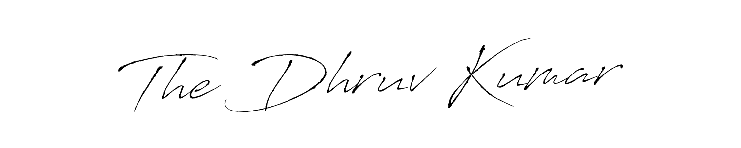 How to make The Dhruv Kumar signature? Antro_Vectra is a professional autograph style. Create handwritten signature for The Dhruv Kumar name. The Dhruv Kumar signature style 6 images and pictures png