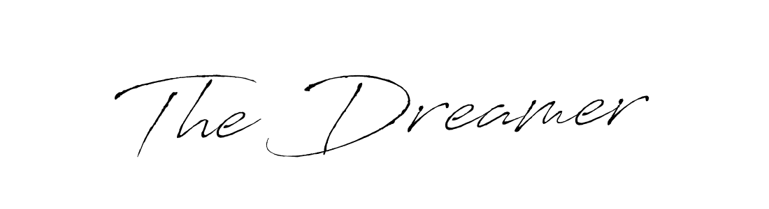 The Dreamer stylish signature style. Best Handwritten Sign (Antro_Vectra) for my name. Handwritten Signature Collection Ideas for my name The Dreamer. The Dreamer signature style 6 images and pictures png