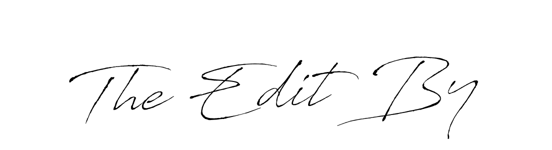 Once you've used our free online signature maker to create your best signature Antro_Vectra style, it's time to enjoy all of the benefits that The Edit By name signing documents. The Edit By signature style 6 images and pictures png
