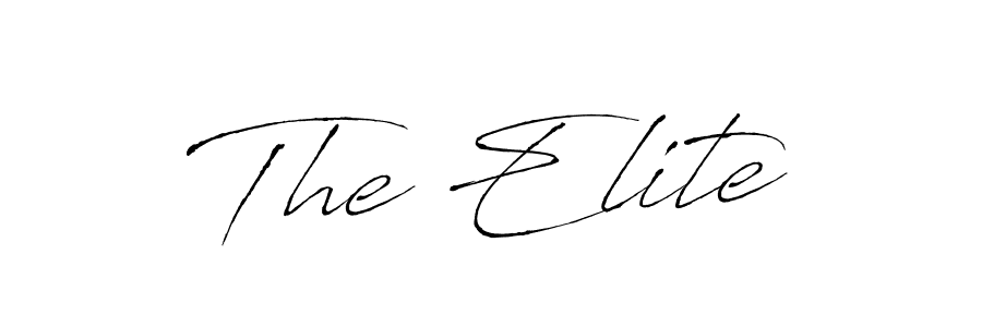 How to make The Elite signature? Antro_Vectra is a professional autograph style. Create handwritten signature for The Elite name. The Elite signature style 6 images and pictures png