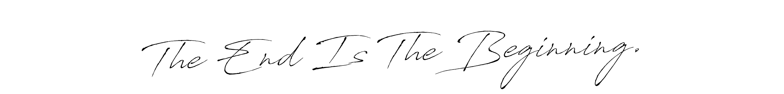 The best way (Antro_Vectra) to make a short signature is to pick only two or three words in your name. The name The End Is The Beginning. include a total of six letters. For converting this name. The End Is The Beginning. signature style 6 images and pictures png