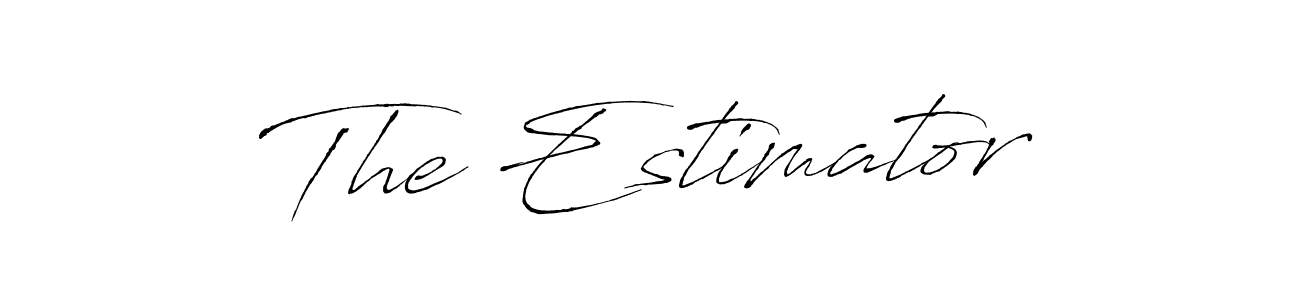 This is the best signature style for the The Estimator name. Also you like these signature font (Antro_Vectra). Mix name signature. The Estimator signature style 6 images and pictures png