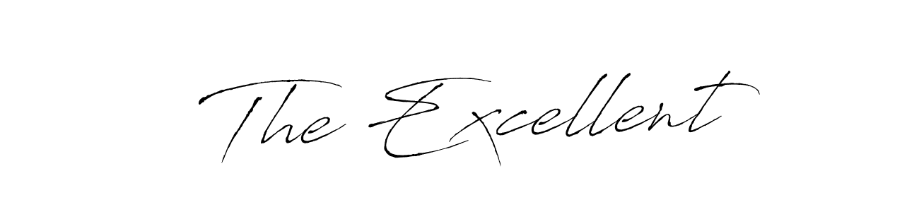 The Excellent stylish signature style. Best Handwritten Sign (Antro_Vectra) for my name. Handwritten Signature Collection Ideas for my name The Excellent. The Excellent signature style 6 images and pictures png