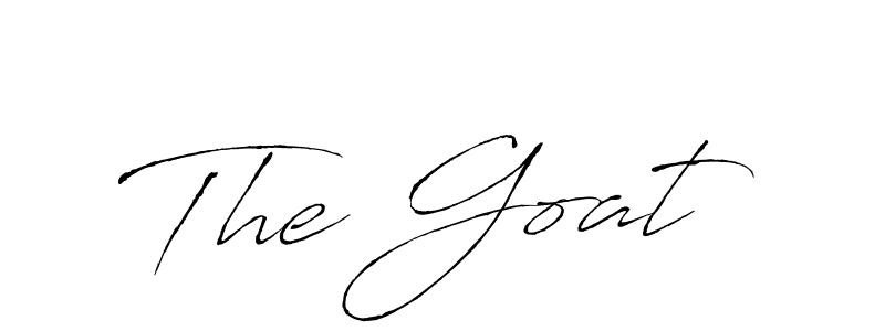 Once you've used our free online signature maker to create your best signature Antro_Vectra style, it's time to enjoy all of the benefits that The Goat name signing documents. The Goat signature style 6 images and pictures png