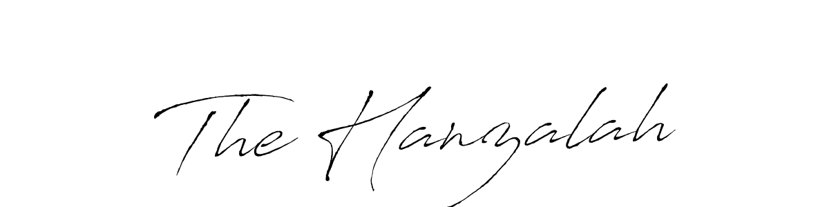 Also we have The Hanzalah name is the best signature style. Create professional handwritten signature collection using Antro_Vectra autograph style. The Hanzalah signature style 6 images and pictures png