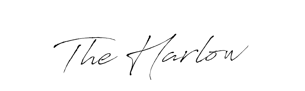 Create a beautiful signature design for name The Harlow. With this signature (Antro_Vectra) fonts, you can make a handwritten signature for free. The Harlow signature style 6 images and pictures png
