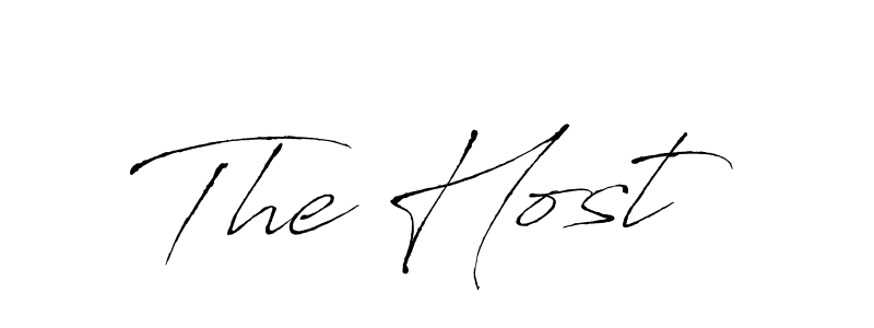 Similarly Antro_Vectra is the best handwritten signature design. Signature creator online .You can use it as an online autograph creator for name The Host. The Host signature style 6 images and pictures png