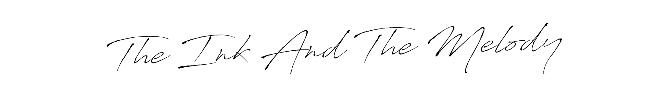 Use a signature maker to create a handwritten signature online. With this signature software, you can design (Antro_Vectra) your own signature for name The Ink And The Melody. The Ink And The Melody signature style 6 images and pictures png