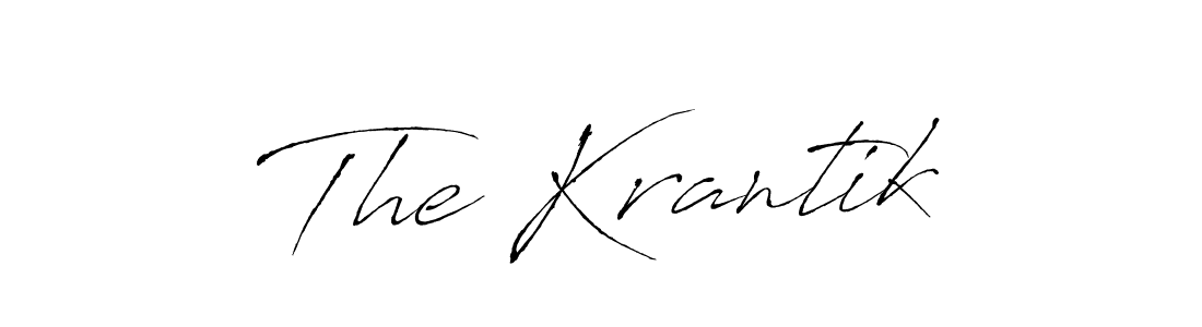 Once you've used our free online signature maker to create your best signature Antro_Vectra style, it's time to enjoy all of the benefits that The Krantik name signing documents. The Krantik signature style 6 images and pictures png