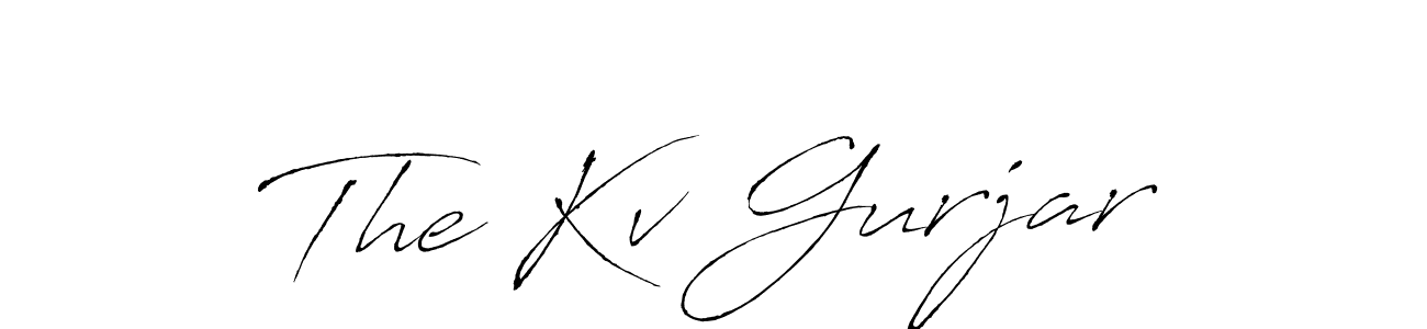 Antro_Vectra is a professional signature style that is perfect for those who want to add a touch of class to their signature. It is also a great choice for those who want to make their signature more unique. Get The Kv Gurjar name to fancy signature for free. The Kv Gurjar signature style 6 images and pictures png