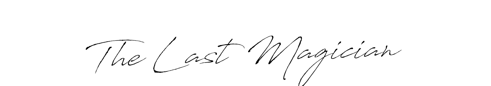 Design your own signature with our free online signature maker. With this signature software, you can create a handwritten (Antro_Vectra) signature for name The Last Magician. The Last Magician signature style 6 images and pictures png