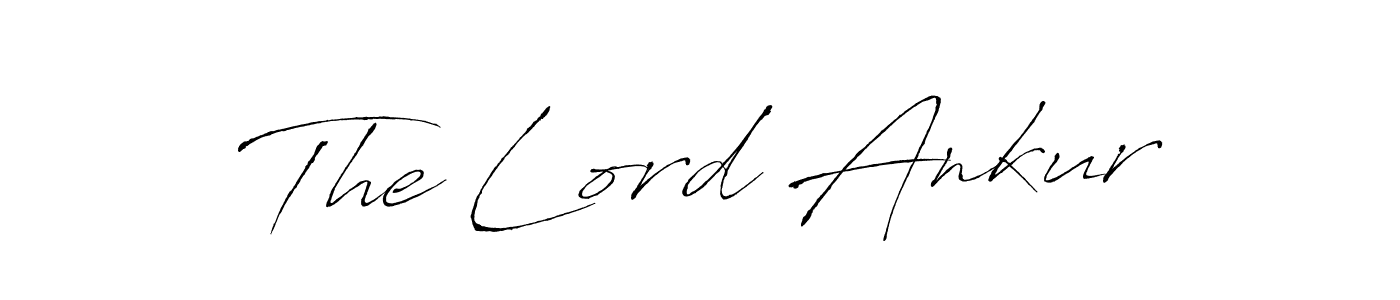 Use a signature maker to create a handwritten signature online. With this signature software, you can design (Antro_Vectra) your own signature for name The Lord Ankur. The Lord Ankur signature style 6 images and pictures png