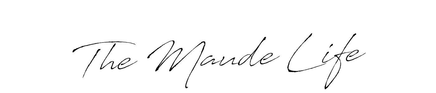 Make a beautiful signature design for name The Maude Life. Use this online signature maker to create a handwritten signature for free. The Maude Life signature style 6 images and pictures png