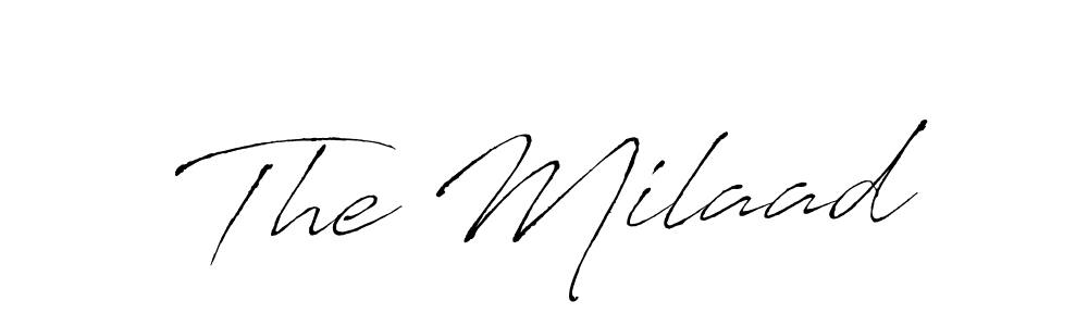 Make a beautiful signature design for name The Milaad. Use this online signature maker to create a handwritten signature for free. The Milaad signature style 6 images and pictures png