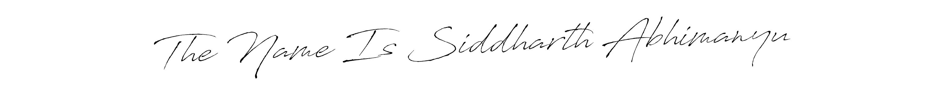 Similarly Antro_Vectra is the best handwritten signature design. Signature creator online .You can use it as an online autograph creator for name The Name Is Siddharth Abhimanyu. The Name Is Siddharth Abhimanyu signature style 6 images and pictures png