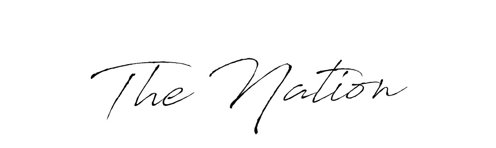How to Draw The Nation signature style? Antro_Vectra is a latest design signature styles for name The Nation. The Nation signature style 6 images and pictures png