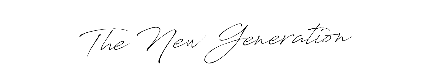 Make a beautiful signature design for name The New Generation. Use this online signature maker to create a handwritten signature for free. The New Generation signature style 6 images and pictures png