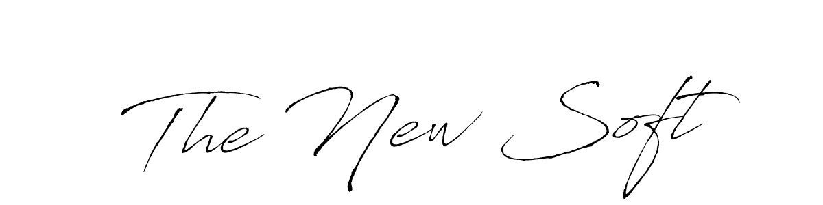 Once you've used our free online signature maker to create your best signature Antro_Vectra style, it's time to enjoy all of the benefits that The New Soft name signing documents. The New Soft signature style 6 images and pictures png