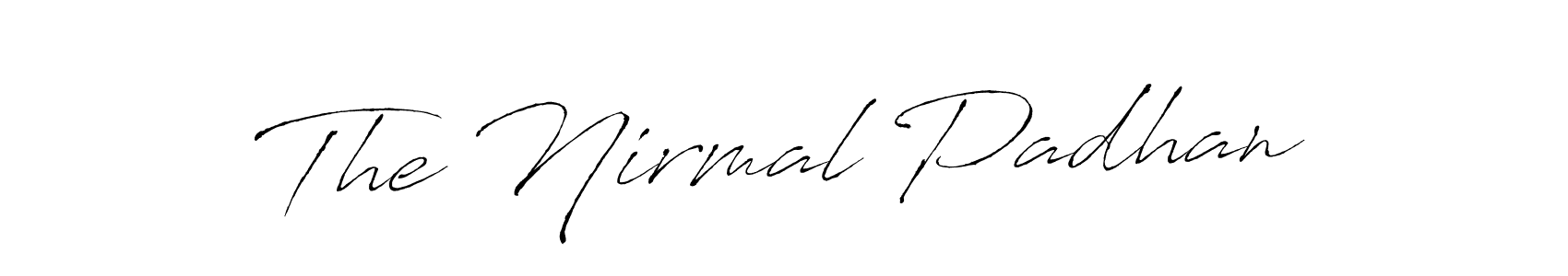 How to Draw The Nirmal Padhan signature style? Antro_Vectra is a latest design signature styles for name The Nirmal Padhan. The Nirmal Padhan signature style 6 images and pictures png