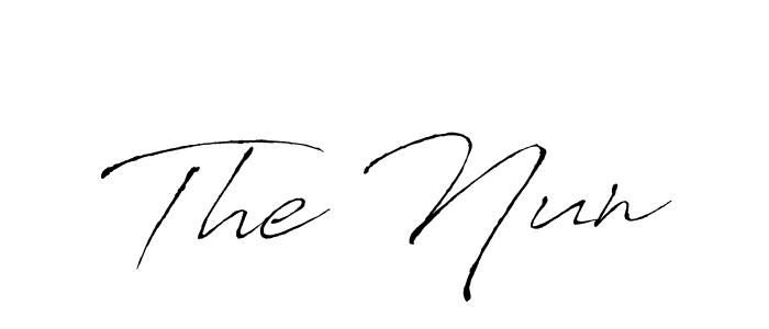 Make a beautiful signature design for name The Nun. Use this online signature maker to create a handwritten signature for free. The Nun signature style 6 images and pictures png