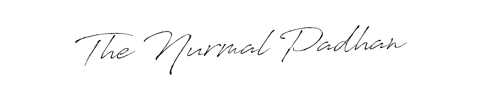 How to make The Nurmal Padhan signature? Antro_Vectra is a professional autograph style. Create handwritten signature for The Nurmal Padhan name. The Nurmal Padhan signature style 6 images and pictures png