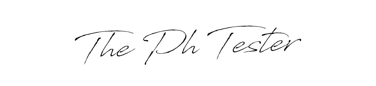 Once you've used our free online signature maker to create your best signature Antro_Vectra style, it's time to enjoy all of the benefits that The Ph Tester name signing documents. The Ph Tester signature style 6 images and pictures png