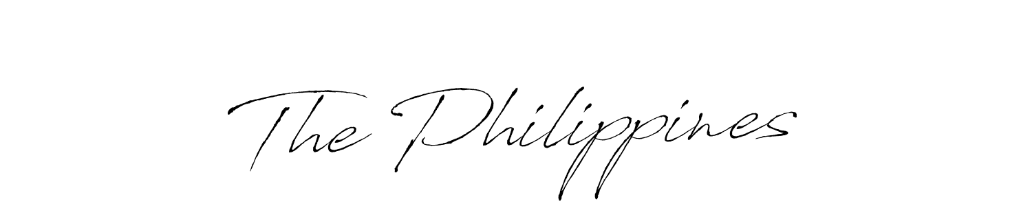 Design your own signature with our free online signature maker. With this signature software, you can create a handwritten (Antro_Vectra) signature for name The Philippines. The Philippines signature style 6 images and pictures png