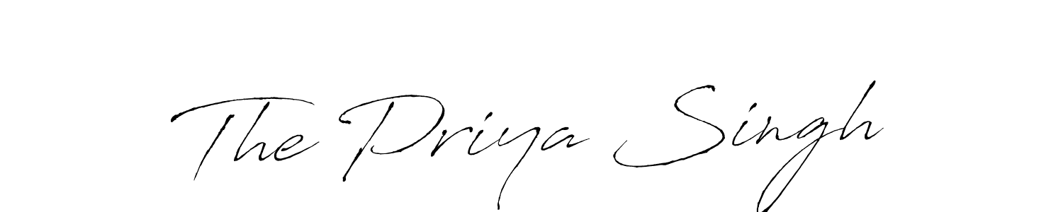 The Priya Singh stylish signature style. Best Handwritten Sign (Antro_Vectra) for my name. Handwritten Signature Collection Ideas for my name The Priya Singh. The Priya Singh signature style 6 images and pictures png