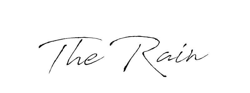 How to make The Rain signature? Antro_Vectra is a professional autograph style. Create handwritten signature for The Rain name. The Rain signature style 6 images and pictures png