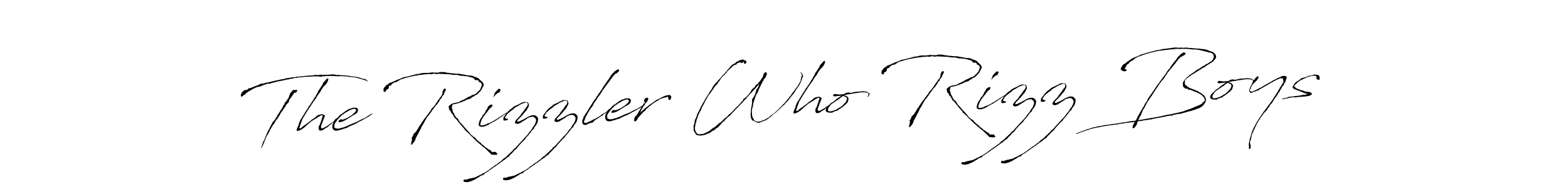 You should practise on your own different ways (Antro_Vectra) to write your name (The Rizzler Who Rizz Boys) in signature. don't let someone else do it for you. The Rizzler Who Rizz Boys signature style 6 images and pictures png