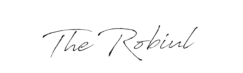 Also we have The Robiul name is the best signature style. Create professional handwritten signature collection using Antro_Vectra autograph style. The Robiul signature style 6 images and pictures png