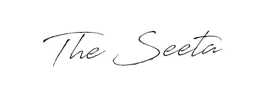 Also You can easily find your signature by using the search form. We will create The Seeta name handwritten signature images for you free of cost using Antro_Vectra sign style. The Seeta signature style 6 images and pictures png