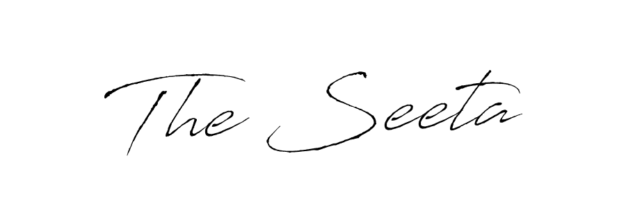 Use a signature maker to create a handwritten signature online. With this signature software, you can design (Antro_Vectra) your own signature for name The Seeta. The Seeta signature style 6 images and pictures png