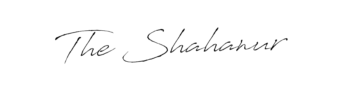 Antro_Vectra is a professional signature style that is perfect for those who want to add a touch of class to their signature. It is also a great choice for those who want to make their signature more unique. Get The Shahanur name to fancy signature for free. The Shahanur signature style 6 images and pictures png